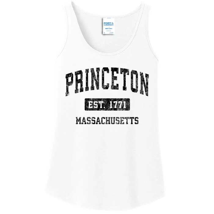 Princeton Massachusetts Ma Vintage Sports Established Design Ladies Essential Tank