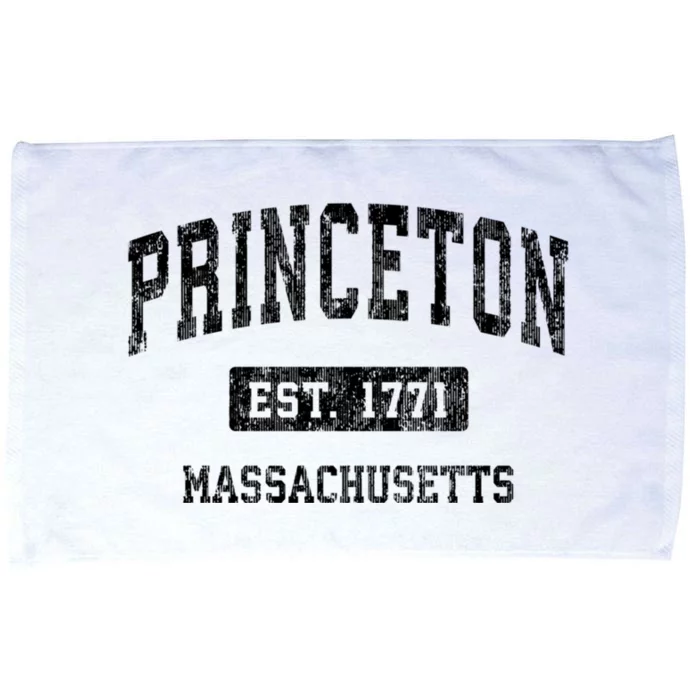 Princeton Massachusetts Ma Vintage Sports Established Design Microfiber Hand Towel