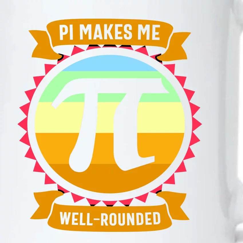 Pie Makes Me Well Rounded Pie Day 3.14 Black Color Changing Mug