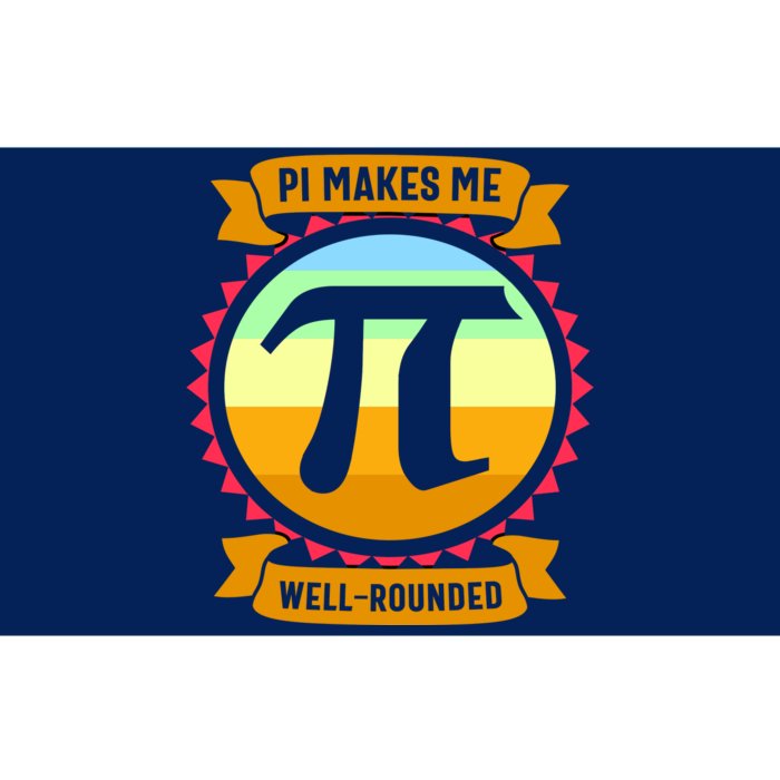 Pie Makes Me Well Rounded Pie Day 3.14 Bumper Sticker