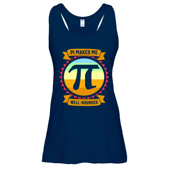 Pie Makes Me Well Rounded Pie Day 3.14 Ladies Essential Flowy Tank