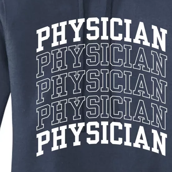 Physician Md Medical Practitioner Doctor Student Meaningful Gift Women's Pullover Hoodie