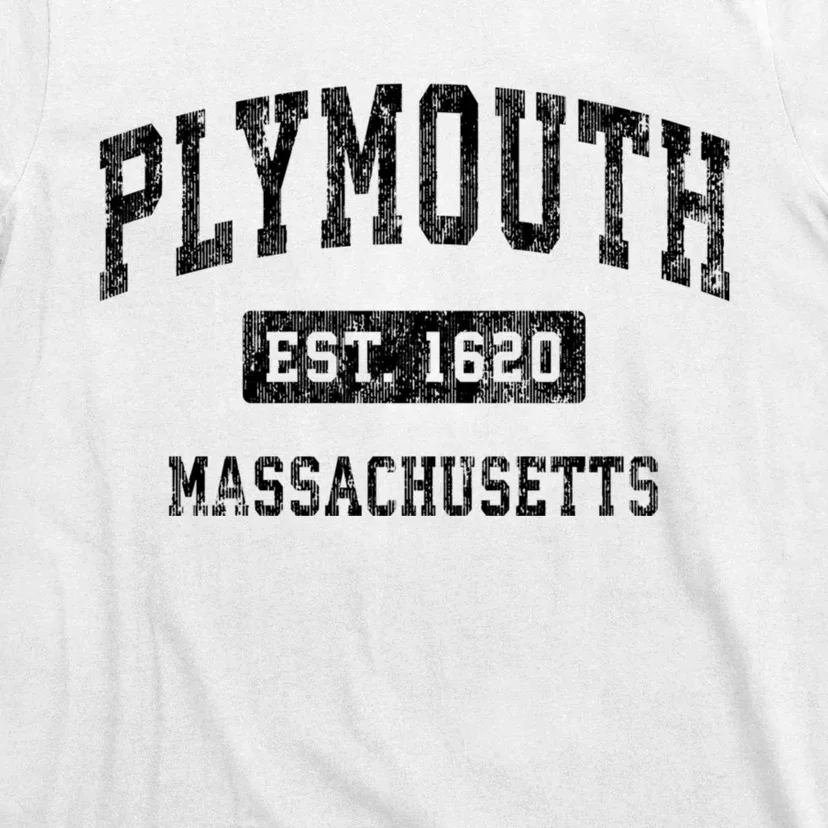 Plymouth Massachusetts Ma Vintage Established Sports Design T-Shirt