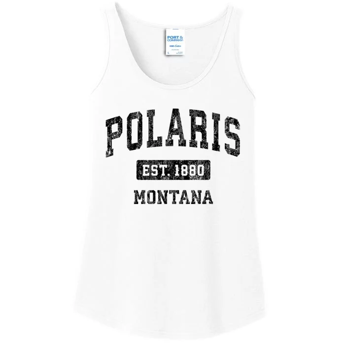 Polaris Montana Mt Vintage Established Sports Design Ladies Essential Tank