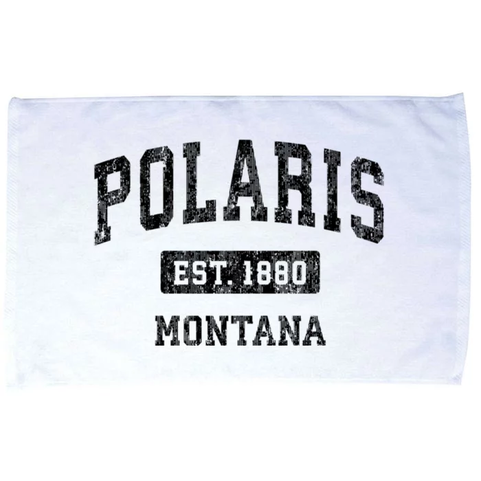 Polaris Montana Mt Vintage Established Sports Design Microfiber Hand Towel