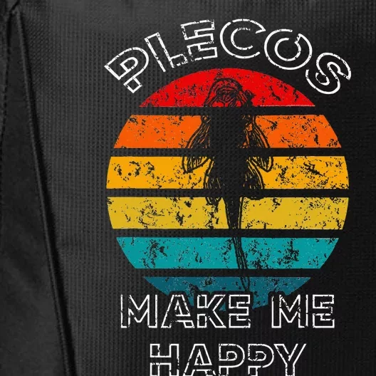 Plecos Make Me Happy Plecostomus Sucker Fish City Backpack