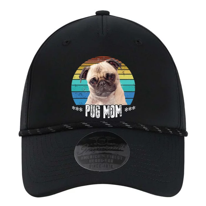 Pug Mom Mama Mothers Day Gift Cute Dog Performance The Dyno Cap