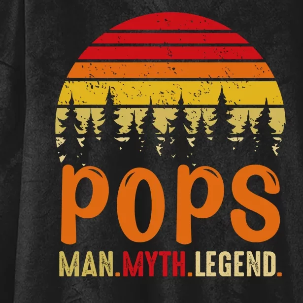 Pops Man Myth Legend Hooded Wearable Blanket