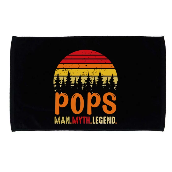 Pops Man Myth Legend Microfiber Hand Towel