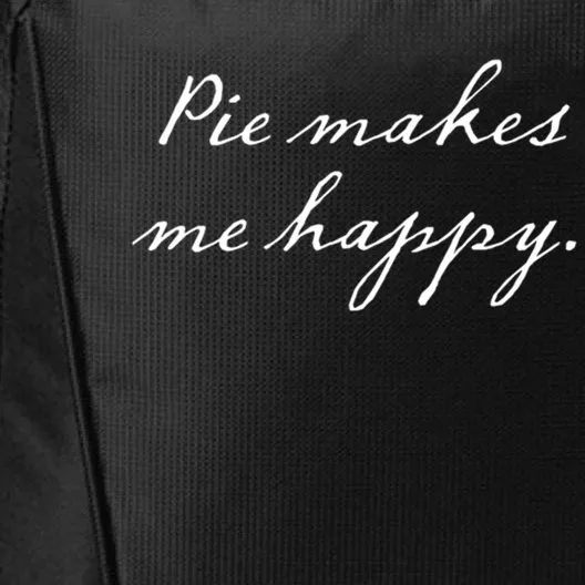 Pie Makes Me Happy Apple Cherry Peach Bake Baking Gift City Backpack