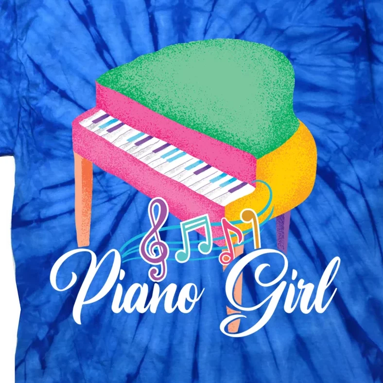 Piano Musical Notes Instrut Musician Pianist Gift Tie-Dye T-Shirt