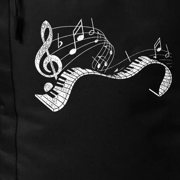 Pianist Music Notes Treble Clef Piano Player Keyboard Piano Daily Commute Backpack