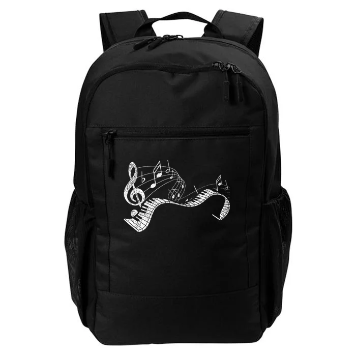 Pianist Music Notes Treble Clef Piano Player Keyboard Piano Daily Commute Backpack