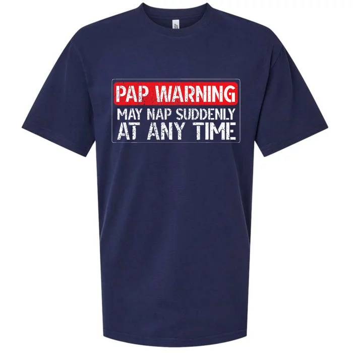 Pap May Nap Suddenly Pap Grandpa Pap Grandfather Sueded Cloud Jersey T-Shirt