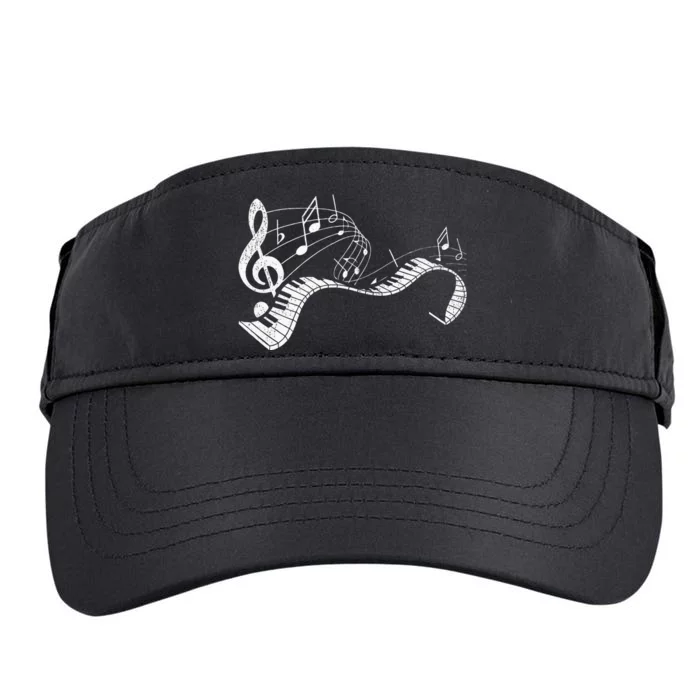 Pianist Music Notes Treble Clef Piano Player Keyboard Piano Adult Drive Performance Visor