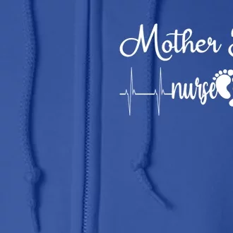 Postpartum Mother Nurse Mom Postpartum Nursing Gift Full Zip Hoodie