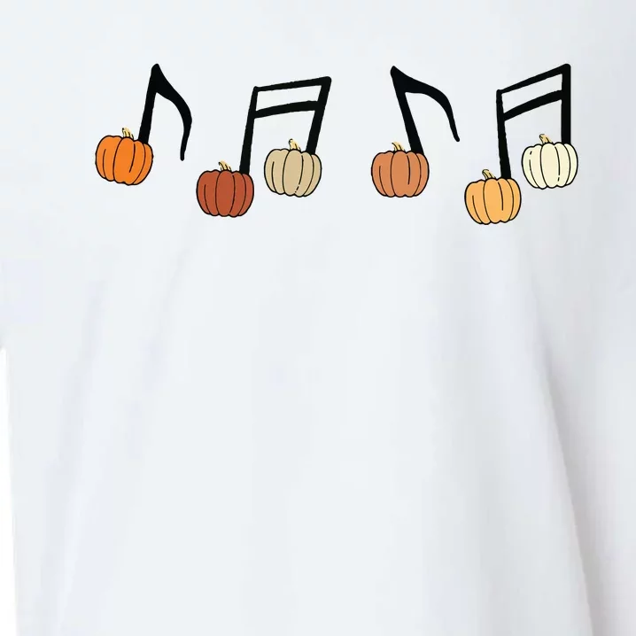 Pumpkin Music Note Fall Music Teacher Halloween Music Teacher Sueded Cloud Jersey T-Shirt