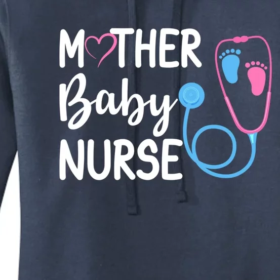 Postpartum Mother Nurse Mom Funny Nursing Students Gift Women's Pullover Hoodie