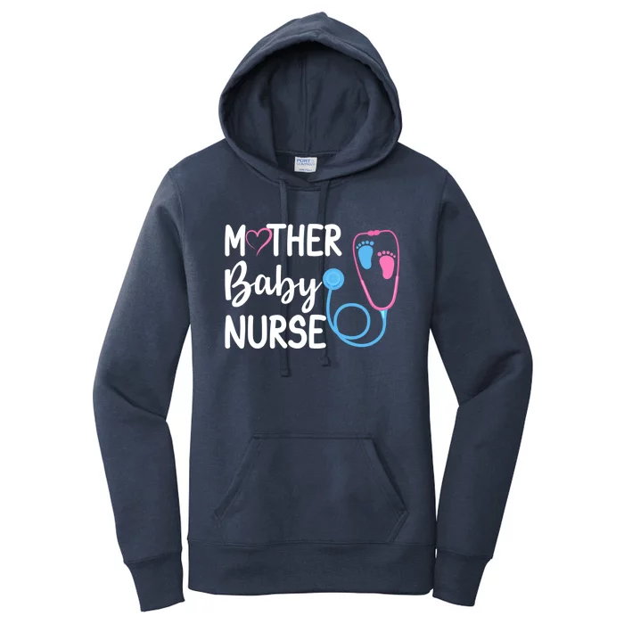 Postpartum Mother Nurse Mom Funny Nursing Students Gift Women's Pullover Hoodie