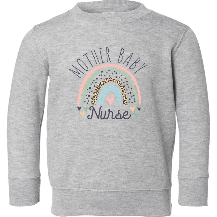 Postpartum Mother Nurse Mom Postpartum Nursing Funny Gift Toddler Sweatshirt