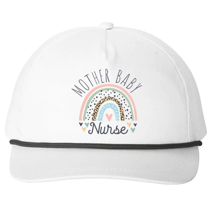 Postpartum Mother Nurse Mom Postpartum Nursing Funny Gift Snapback Five-Panel Rope Hat