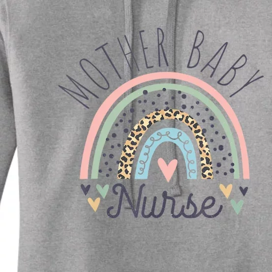 Postpartum Mother Nurse Mom Postpartum Nursing Funny Gift Women's Pullover Hoodie