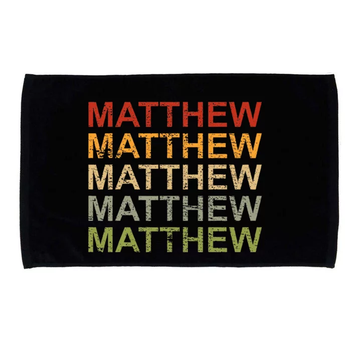 Personalized Matthew Name Man Matthew Microfiber Hand Towel