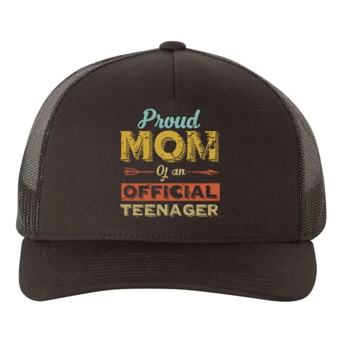 Proud Mom Of An Teenager 13th Birthday Son Daughter Yupoong Adult 5-Panel Trucker Hat