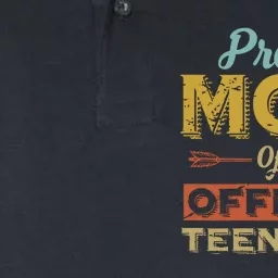 Proud Mom Of An Teenager 13th Birthday Son Daughter Softstyle Adult Sport Polo