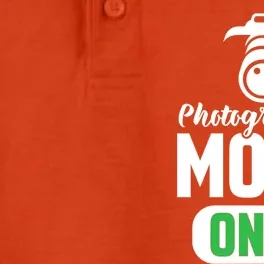 Photographer Mode On Funny Photographer Funny Gift Dry Zone Grid Performance Polo