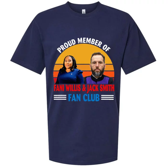 Proud Member Of Fani Willis And Jack Smith Fan Club Sueded Cloud Jersey T-Shirt