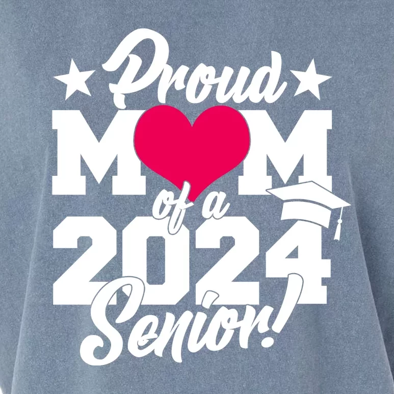 Proud Mom Of A 2024 Senior Grad Garment-Dyed Women's Muscle Tee