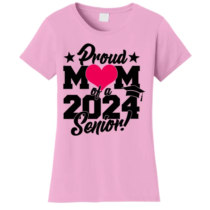 Proud Mom Of A 2024 Senior Grad Women's T-Shirt