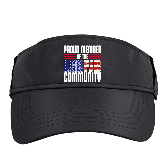 Proud Member Of The LGBFJB Community Adult Drive Performance Visor