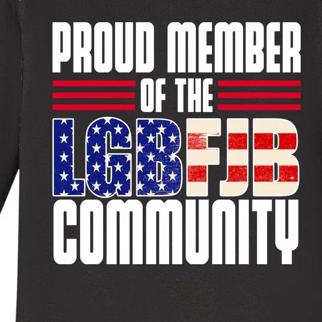 Proud Member Of The LGBFJB Community Baby Long Sleeve Bodysuit