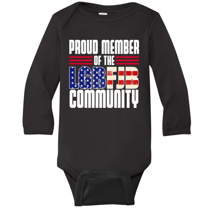 Proud Member Of The LGBFJB Community Baby Long Sleeve Bodysuit