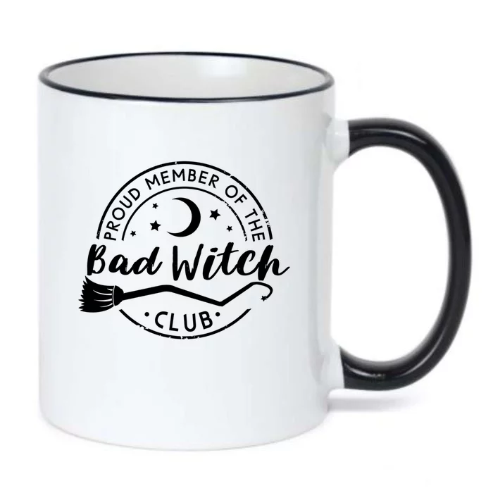 Proud Member Of The Bad Witch Club Funny Halloween Funny Gift Black Color Changing Mug