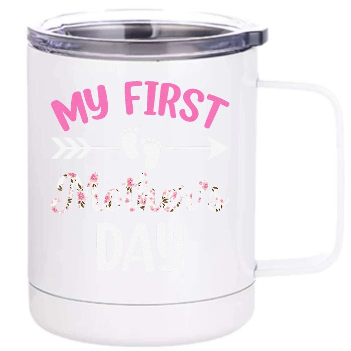 Proud Mom Of 2 Celebratory Mothers Day Birthday Front & Back 12oz Stainless Steel Tumbler Cup