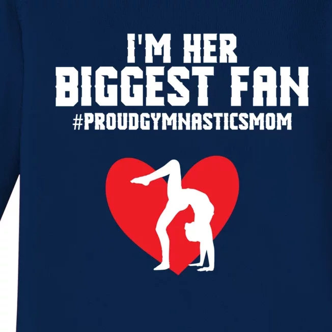 Proud Mom Of Gymnast – Gymnastics Proud Gymnastics Mom Gift Baby Long Sleeve Bodysuit