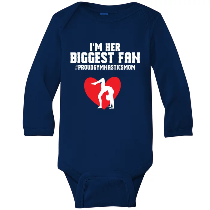 Proud Mom Of Gymnast – Gymnastics Proud Gymnastics Mom Gift Baby Long Sleeve Bodysuit