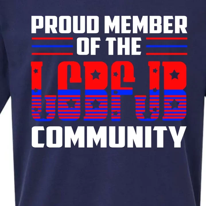 Proud Member Of The LGBFJB Community Sueded Cloud Jersey T-Shirt