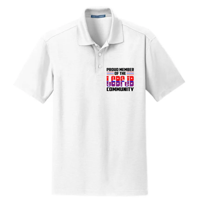 Proud Member Of The LGBFJB Community Dry Zone Grid Performance Polo