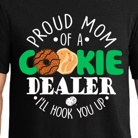 Proud Mom Of A Cookie Dealer Troop Leader Matching Gift Pajama Set