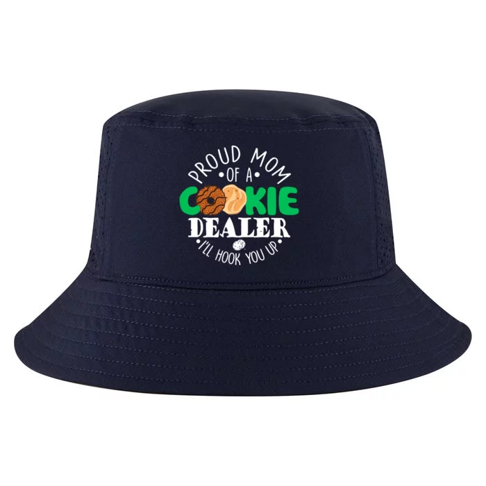 Proud Mom Of A Cookie Dealer Troop Leader Matching Gift Cool Comfort Performance Bucket Hat