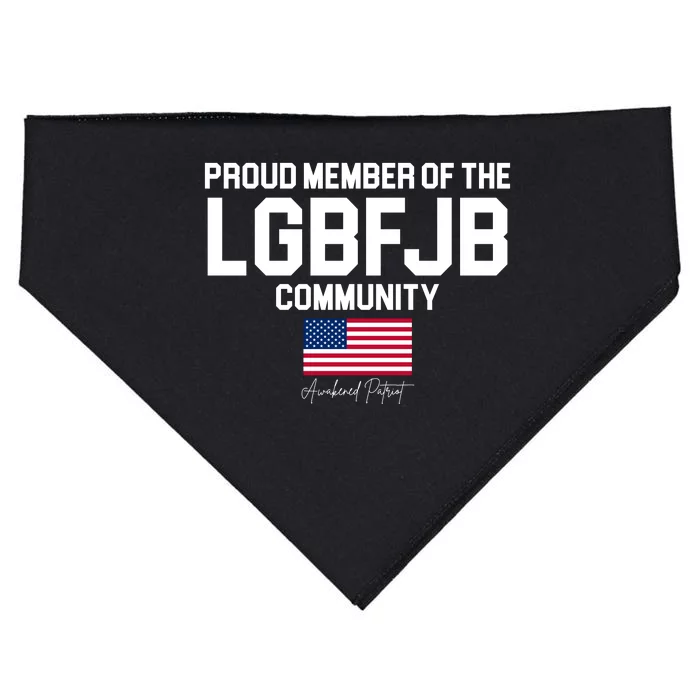 Proud Member Of The LGBFJB Community Signature USA-Made Doggie Bandana