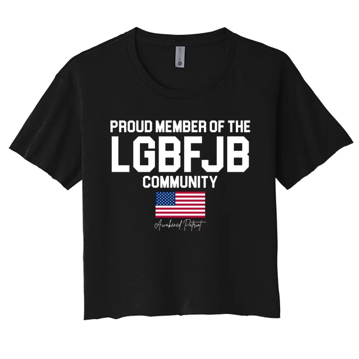 Proud Member Of The LGBFJB Community Signature Women's Crop Top Tee