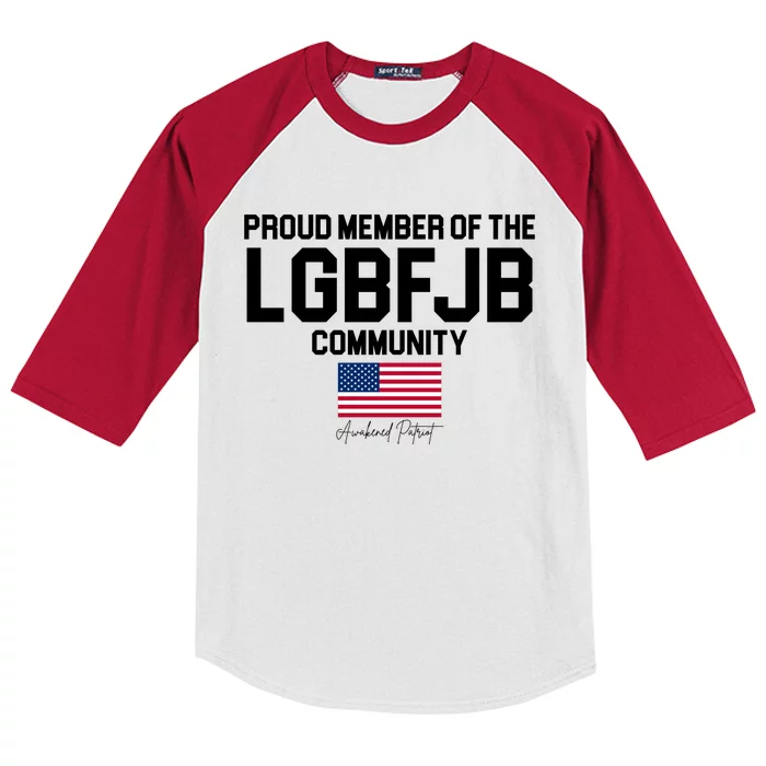 Proud Member Of The LGBFJB Community Signature Kids Colorblock Raglan Jersey