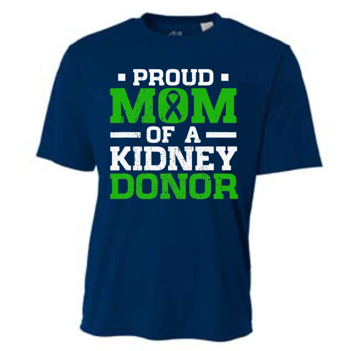 Proud Mom Of A Kidney Donor Women Kidney Organ Surgery Cooling Performance Crew T-Shirt