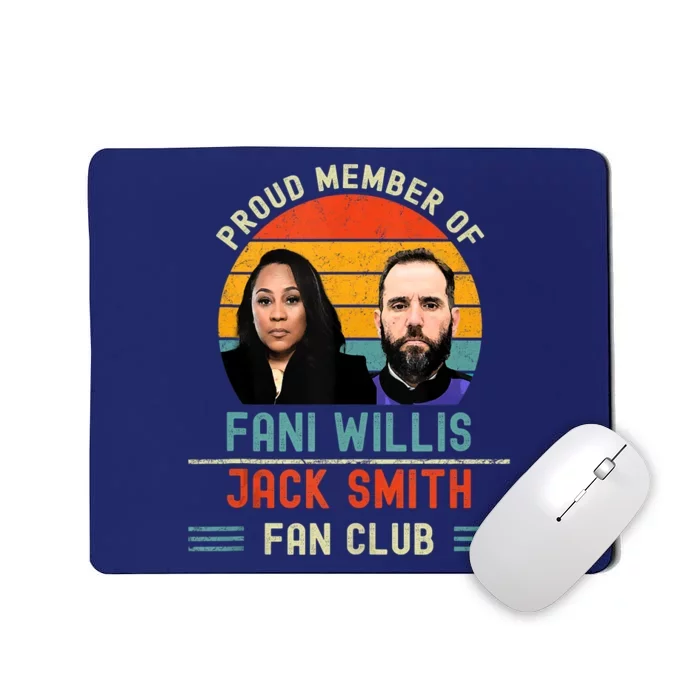 Proud Member Of Fani Willis And Jack Smith Fan Club Vintage Mousepad