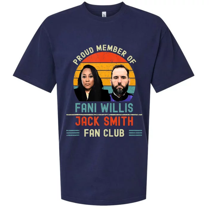 Proud Member Of Fani Willis And Jack Smith Fan Club Vintage Sueded Cloud Jersey T-Shirt